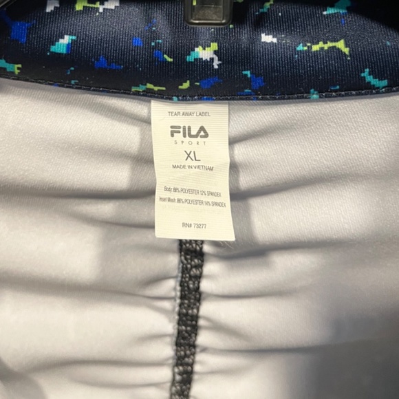 Woman’s FILA Sport Jacket Zipper front side, Size XL - Picture 12 of 14